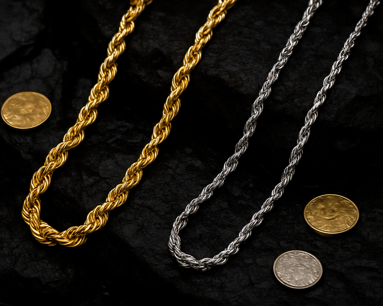 HALSBAND CORDELL -  GULDFÄRG (4MM)